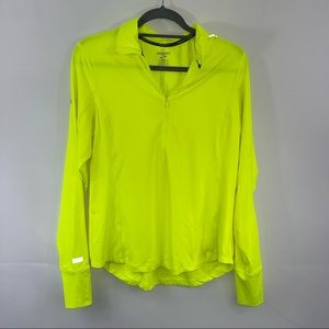 Brooks Running Dash 1/2 Zip size L neon yellow